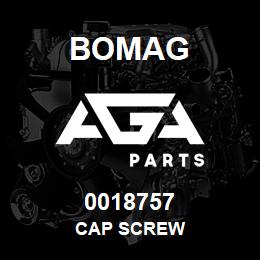 0018757 Bomag Cap screw | AGA Parts