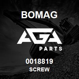 0018819 Bomag Screw | AGA Parts