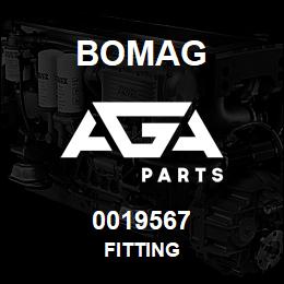 0019567 Bomag Fitting | AGA Parts