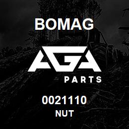 0021110 Bomag Nut | AGA Parts