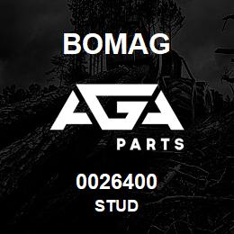 0026400 Bomag Stud | AGA Parts