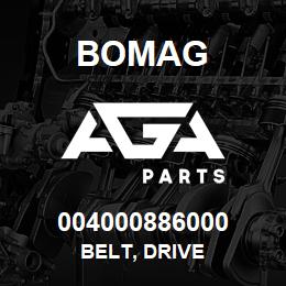 004000886000 Bomag BELT, DRIVE | AGA Parts