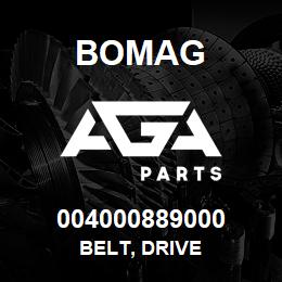 004000889000 Bomag BELT, DRIVE | AGA Parts