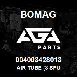 004003428013 Bomag AIR TUBE (3 SPU | AGA Parts