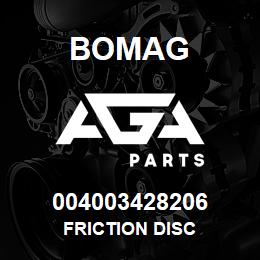 004003428206 Bomag FRICTION DISC | AGA Parts