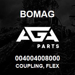 004004008000 Bomag COUPLING, FLEX | AGA Parts