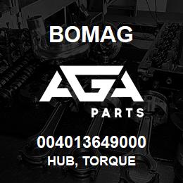 004013649000 Bomag HUB, TORQUE | AGA Parts