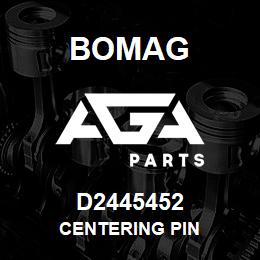 D2445452 Bomag Centering pin | AGA Parts