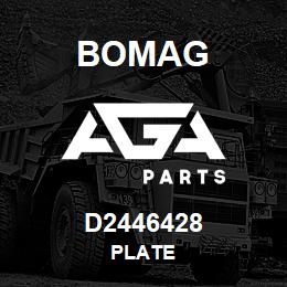 D2446428 Bomag Plate | AGA Parts