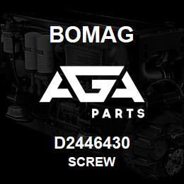 D2446430 Bomag Screw | AGA Parts