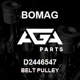 D2446547 Bomag Belt pulley | AGA Parts