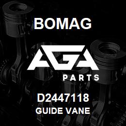 D2447118 Bomag Guide vane | AGA Parts