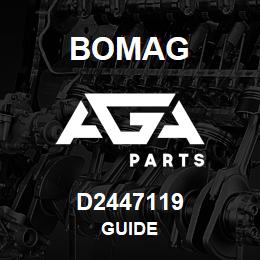 D2447119 Bomag Guide | AGA Parts