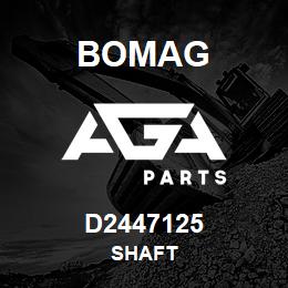 D2447125 Bomag Shaft | AGA Parts