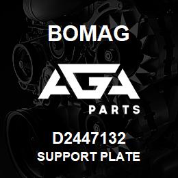 D2447132 Bomag Support plate | AGA Parts