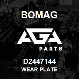 D2447144 Bomag Wear plate | AGA Parts