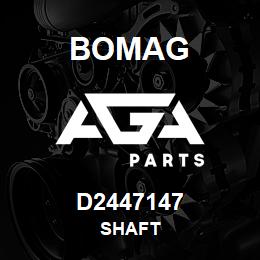 D2447147 Bomag Shaft | AGA Parts