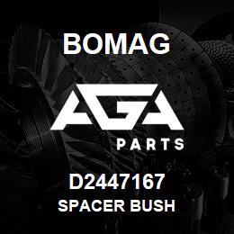 D2447167 Bomag Spacer bush | AGA Parts