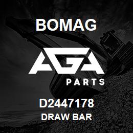 D2447178 Bomag Draw bar | AGA Parts