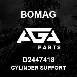 D2447418 Bomag Cylinder support | AGA Parts