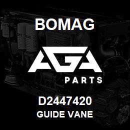 D2447420 Bomag Guide vane | AGA Parts