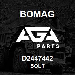 D2447442 Bomag Bolt | AGA Parts