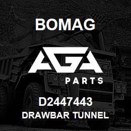 D2447443 Bomag Drawbar tunnel | AGA Parts