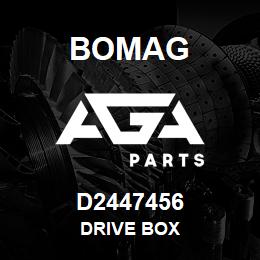 D2447456 Bomag Drive box | AGA Parts