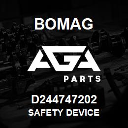 D244747202 Bomag Safety device | AGA Parts