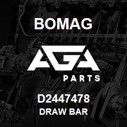 D2447478 Bomag Draw bar | AGA Parts