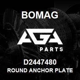 D2447480 Bomag Round anchor plate | AGA Parts