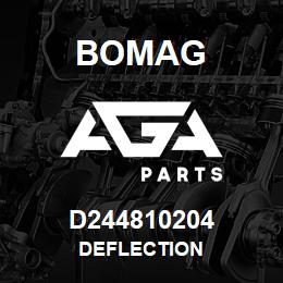 D244810204 Bomag Deflection | AGA Parts