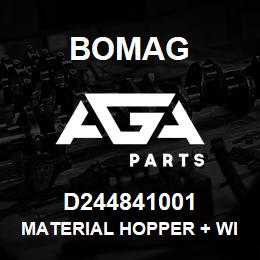 D244841001 Bomag Material hopper + Wings | AGA Parts