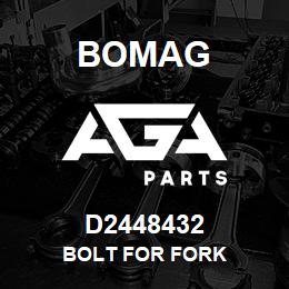 D2448432 Bomag Bolt for fork | AGA Parts