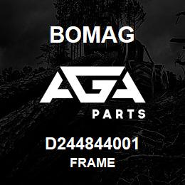 D244844001 Bomag Frame | AGA Parts