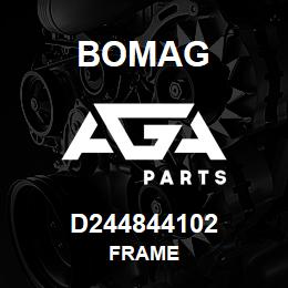 D244844102 Bomag Frame | AGA Parts