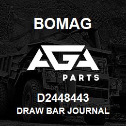 D2448443 Bomag Draw bar journal | AGA Parts