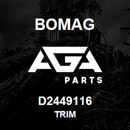 D2449116 Bomag Trim | AGA Parts