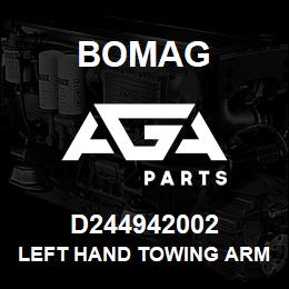 D244942002 Bomag Left hand towing arm | AGA Parts