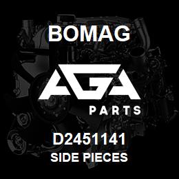 D2451141 Bomag Side pieces | AGA Parts