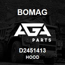 D2451413 Bomag Hood | AGA Parts