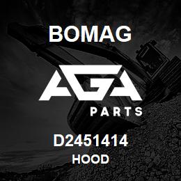 D2451414 Bomag Hood | AGA Parts