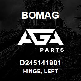 D245141901 Bomag Hinge, left | AGA Parts