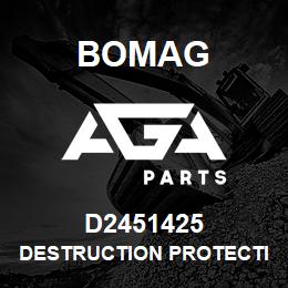 D2451425 Bomag Destruction protection | AGA Parts