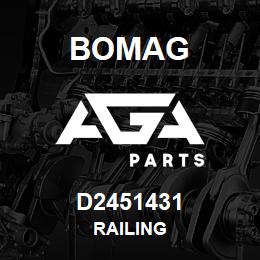 D2451431 Bomag Railing | AGA Parts