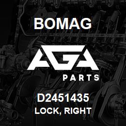 D2451435 Bomag Lock, right | AGA Parts