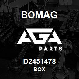 D2451478 Bomag Box | AGA Parts