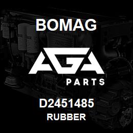 D2451485 Bomag Rubber | AGA Parts