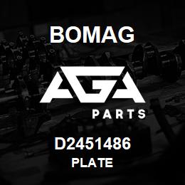 D2451486 Bomag Plate | AGA Parts