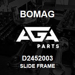 D2452003 Bomag Slide frame | AGA Parts